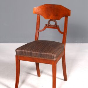 er Biedermeier Stuhl Antik Küchenstuhl echt Holz Sekretär Stuhl Esszimmer Stuhl 2 von 2