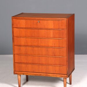 e Mid Century Kommode Teak Holz Sideboard Schubladen Kommode