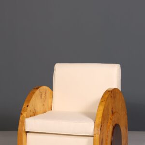 er Art Deco Design Sessel Clubsessel Birke Armlehnsessel 1 von 2