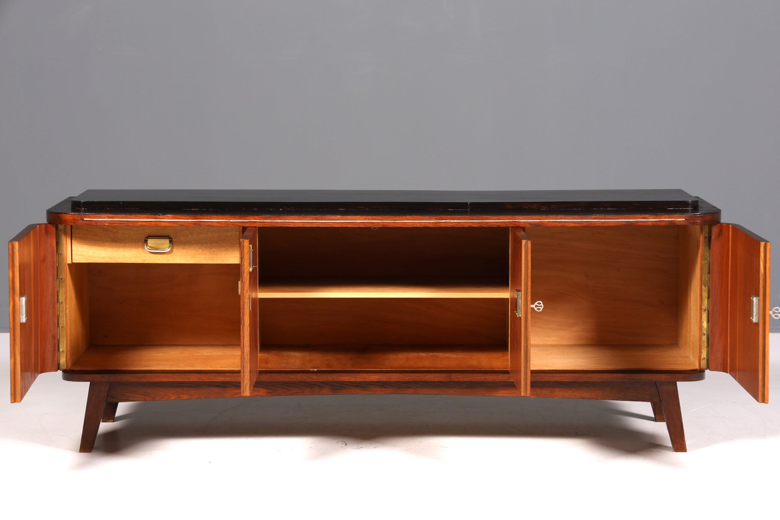 es Mid Century Sideboard TV Kommode Schrank Longboard 60s - Image 4