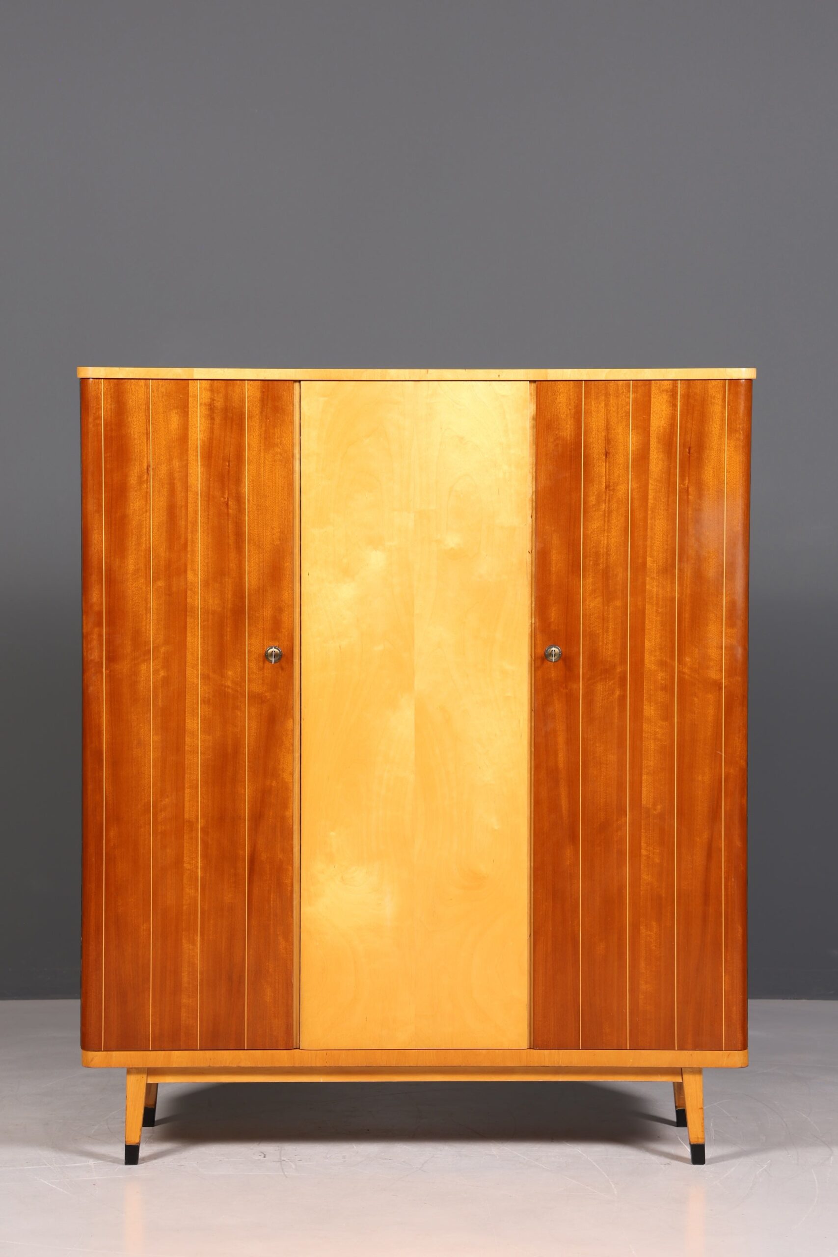 er Mid Century Schrank 60er Jahre Kleiderschrank Wäscheschrank Aktenschrank - Image 4