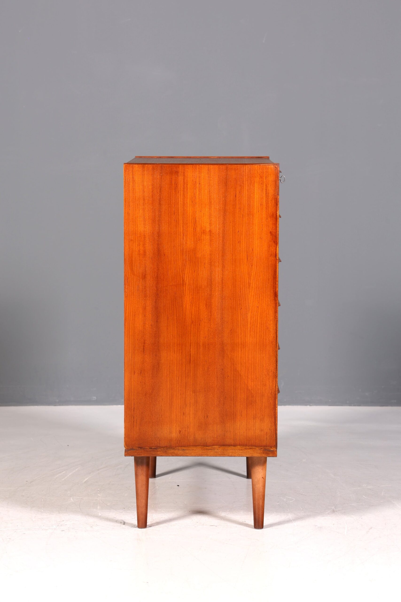 e Mid Century Kommode Teak Holz Sideboard Schubladen Kommode - Image 5