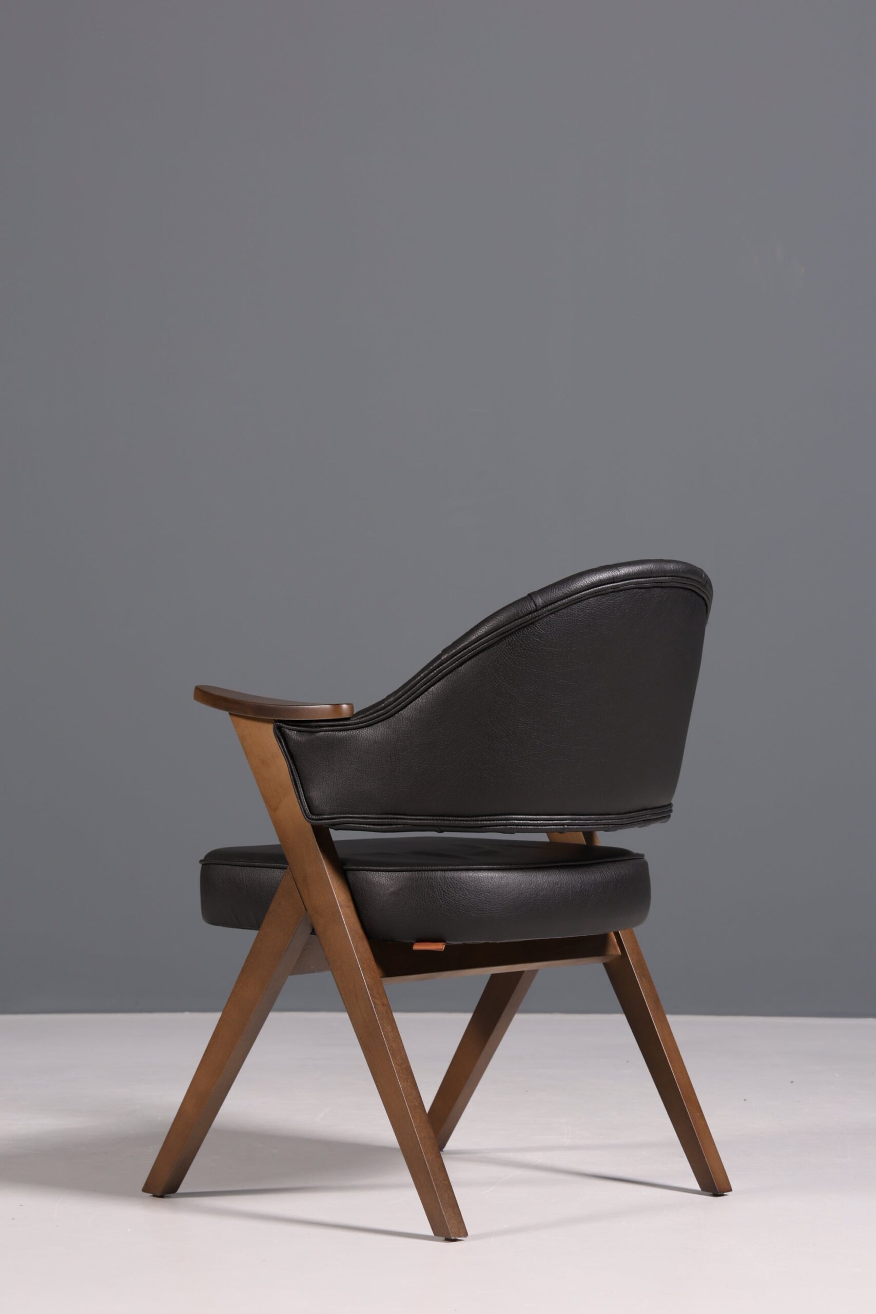 Luxuriöser "Manchester Black" Stuhl Chesterfield Stil Bürostuhl Esszimmerstuhl Lounge Stuhl - Image 6