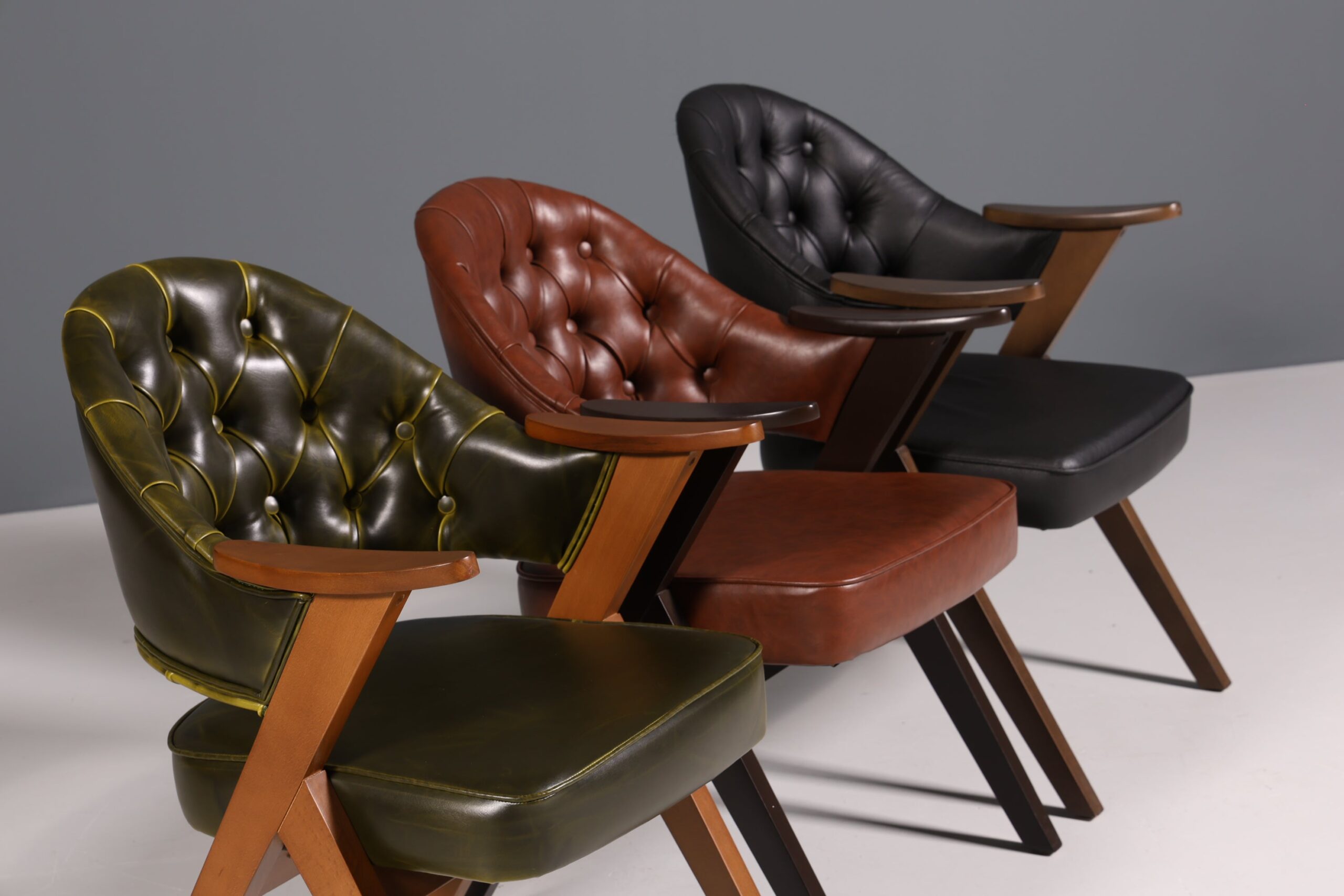 Luxuriöser "Manchester Black" Stuhl Chesterfield Stil Bürostuhl Esszimmerstuhl Lounge Stuhl - Image 9