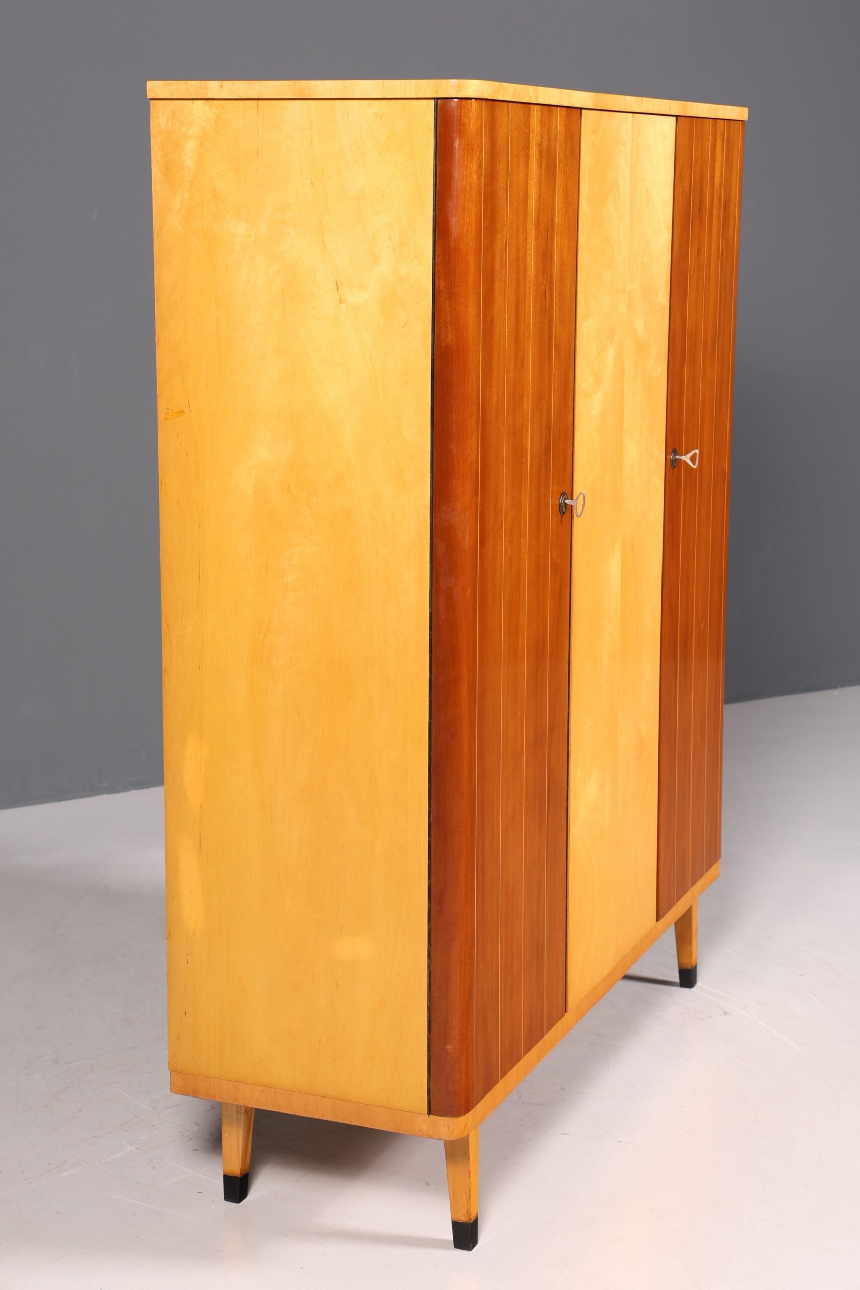 er Mid Century Schrank 60er Jahre Kleiderschrank Wäscheschrank Aktenschrank - Image 7