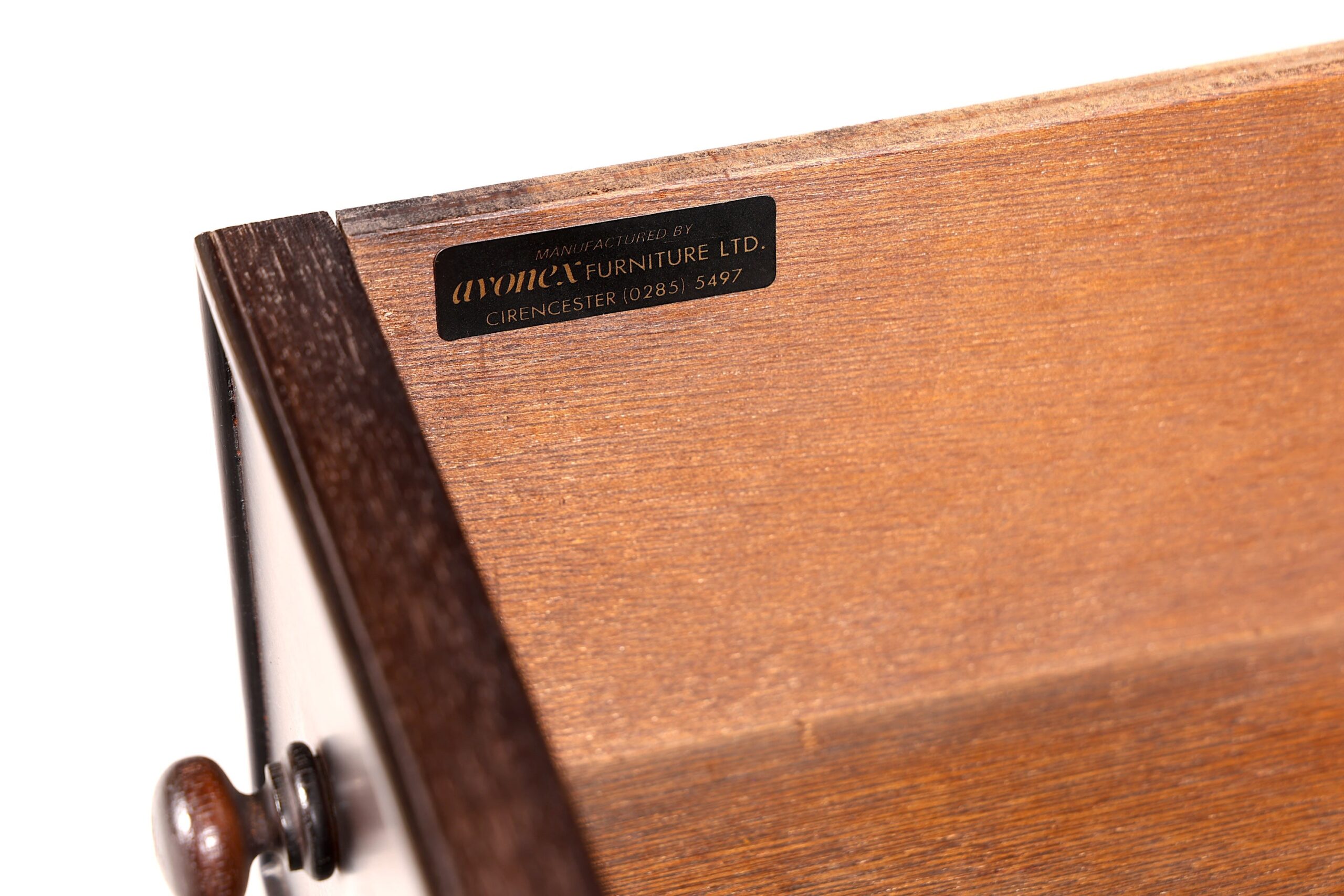 er Englischer Davenport Schreibtisch Desk Sekretär Lederauflage Kommode - Image 10