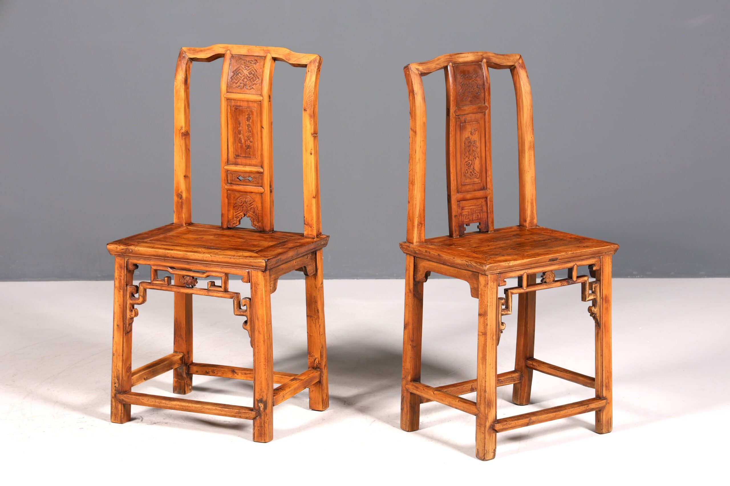 er Chinesischer Stuhl China Ming Stil Qing Dynastie Holzstuhl Asiatische Antik Sekretär Stuhl - Image 9