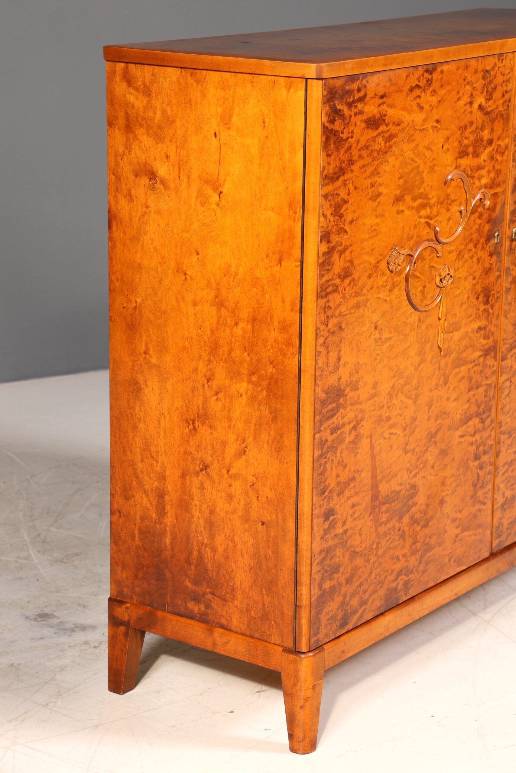 Stilvoller Original Art Deco Schrank Vertiko Kleiderschrank um 1940 Aktenschrank echt Holz Wäscheschrank - Image 6